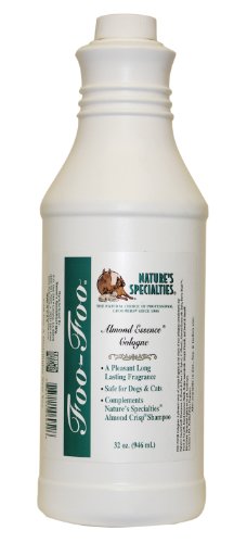 Nature's Specialties Almond Essence Dog Cologne for Pets, Natural Choice for Professional Groomers, Ready to Use Perfume, Finishing Spray, Made in USA, 32 oz