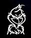 Produktbild SUPERSTICKI® The Grinch Dr Seuss Aufkleber Decal Hintergrund/Maße in inch Vinyl Sticker|Cars Trucks Vans Walls Laptop| White |5.5 x 3.5 in|CCI877
