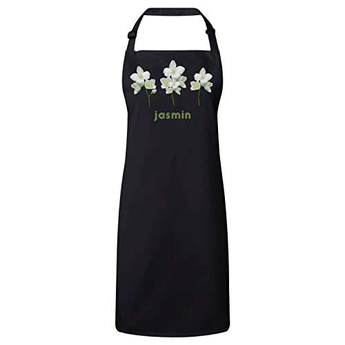 Tablier cuisine jasmin chic nature fleurs minimaliste premium