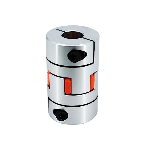 Rigid Coupling,Stainless Steel Rigid Coupling 1pcs D20L25 Coupler CNC Aluminium Flexible Shaft Coupling Motor Connector Flexible Coupler 3D Printer(5mmX 8mm)
