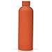 All in Denim 17 oz. Orange Rubber Coated Soft Touch Water Thermos Vacuum Flask Bottle