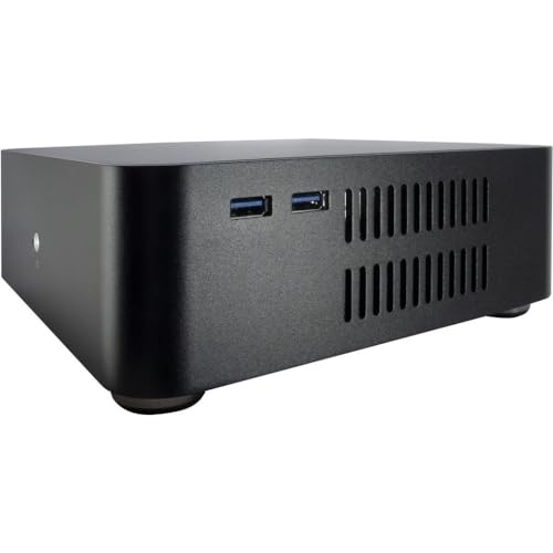 Mini Tower ITX A60 Inter-Tech noir avec alimentation 60W silencieuse - 5