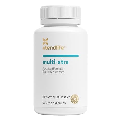 Xtendlife, Multi-Xtra, Advanced Multivitamin & Mineral Supplement for Women, Men, Children - 42 Bioavailable Vitamins, Minerals, Antioxidants & Herbs for Heart, Energy, Immune Support, 60 Tablets Cover