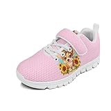 Doojoayie Kawaii Hedgehog Girls Slip On Sneakers Size 2.5 Running Shoes for Kids Girls Breathable Mesh Shoes for Summer Winter Boys and Girl Volleyball Bowling Shoes