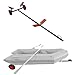 OPAHDN Boat Trailer for Easy Transportation, 3-Way Adjustable, Suitable for Boats up to 15.1', Rust Proof
