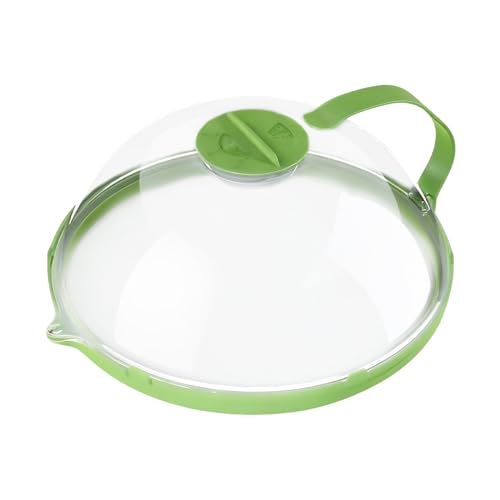 Couverture contre les éclaboussures de micro-ondes | Couvercle de micro-ondes | Protection transparente contre éclaboussures pour les aliments | Couvercle réutilisable avec évent de vapeur