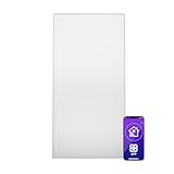 Klarstein Radiador Electrico Bajo Consumo Infrarrojos, Estufa Pared 770W, App y WiFi, Detección Ventana Abierta, Temporizador, Emisor Termico, Radiadores Bajo Consumo Electricos sin CO2