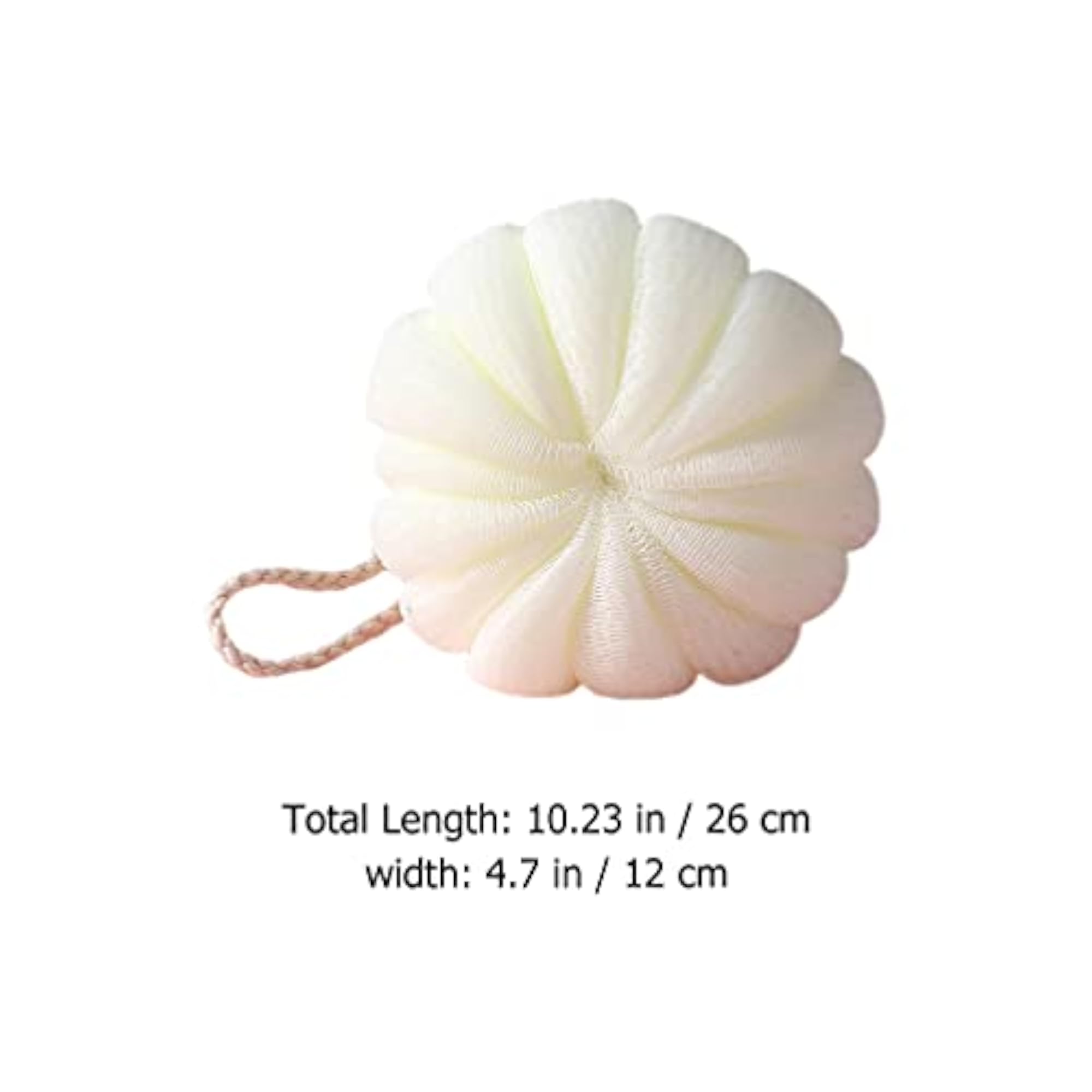 4PCS Pumpkin Bath Shower Loofah Sponge Set
