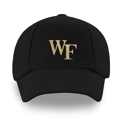 Creative Knitwear Wake Forest Demon Deacons Toddler Unisex Baseball Cap Black Solid Embroidered Logo - Size 12-24 Months