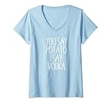 Para los fans y amantes de beber vodka. Levanta tu vaso de chupito o vasos de vodka mientras llevas esta prenda. Este texto de vodka es una increíble broma para los amantes del alcohol para Navidad, cumpleaños, cócteles, fiestas de alcohol, discotecas, cumpleaños y día de San Patricio