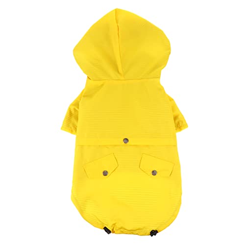 WEKAMOS 防風防雨犬用レインコート フード付き ペット用アパレル おしゃれ