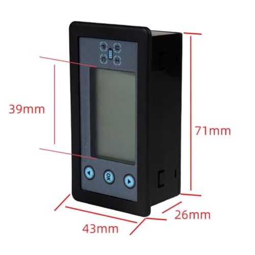 Wattmètre batterie DC 8-120V et moniteur de charge précis avec shunt - 8