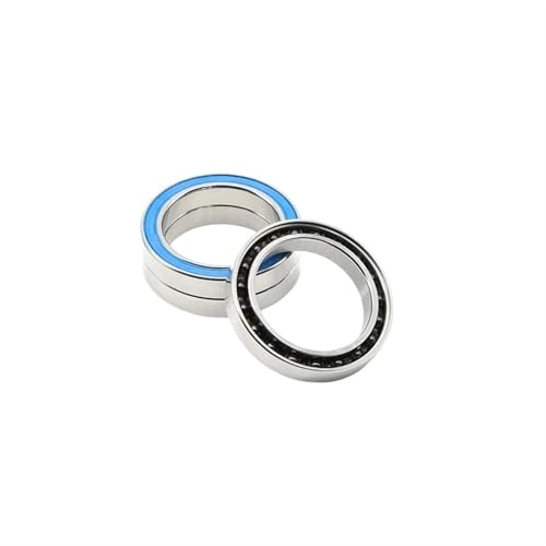 Deep Groove Double Rubber Seal Bearings 1pcs S6806RS 30 * 42 * 7mm ABEC-7 Stainless Steel Hybrid Ceramic Ball Bearing
