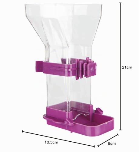TRIXIE Futterspender für Vogel 150 ml 1 Stück Sortiment, natur