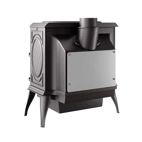 Freistehender Holzofen aus schwarzem Gusseisen - Premium Zeus S9 ECO – Bild 8