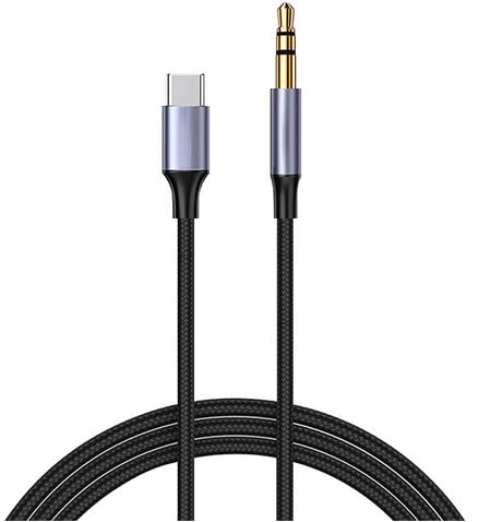 Muti-Function USB C Charger Converter Durable USB C to 3.5mm Audio Headphone Car Stereo Aux Jack Cable Compatible with Samsung Galaxy S20 SM-G981U