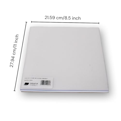 Image of Grafix Shrink Film - Clear, Matte & White 8.5x11 Sheets, Design Your Art and Shrink It to Create Jewelry, Embellishments, Paper Crafts, Gift Tags, Ornaments and More, Assorted 30pcs