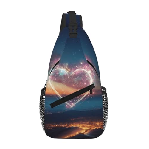 Bolsa cruzada de pecho Shooting Star解決 el peso excesivo mochila diaria ligera