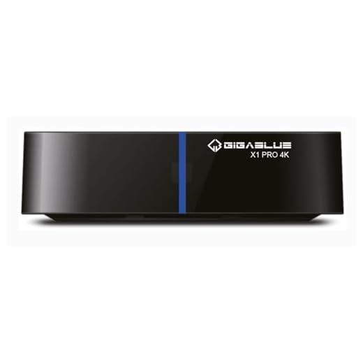 GigaBlue UHD X1 PRO 4K Android 12 IP-TV/OTT 1x DVB-S2x Sat Tuner Media Player