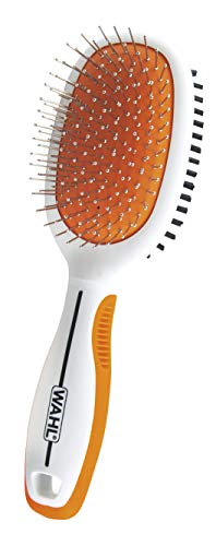 Wahl 858414 Large Pin / Bristle Brush, Orange/white