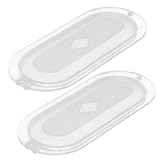 ibasenice Copertura Lampada in Plastico Facile da Sostituire Copri Lampada 1 Paio Illuminazione Luminosa per Cappe da Cucina per Cucine Domestiche e Ristoranti