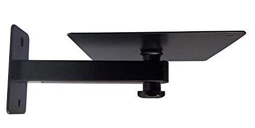 Image of Audiovan Shelf Speaker Wall Mount /Speaker Wall Bracket (Speaker Shelf Wall Mount 8 X 8 Inch, Black)