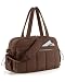 BAGSMART Puffer Reisetasche, Sporttasche Damen 24L Weekender Wickeltasche