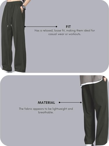 Image of Leriya Fashion Men's Loose Mid Rise Regular Trouser | Sports Stylish Track Pant