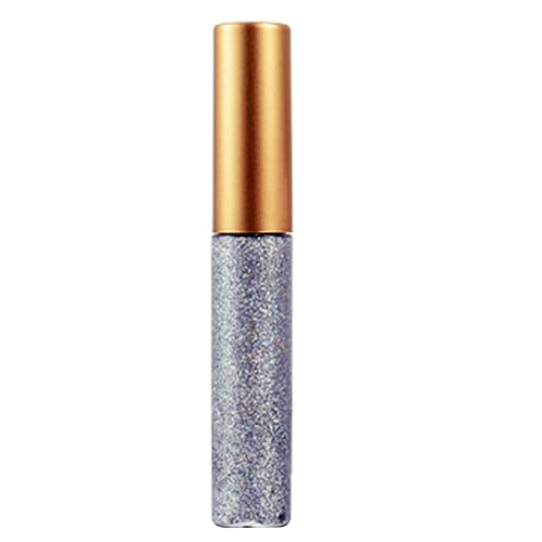 Delineador líquido metálico con glitter gris 5ml miniatura 5