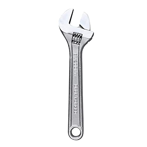 Image of Eastman Adjustable Wrenches Set Of 1Pcs, 10 /250 Mm, Phosphate Finish Fully Hardened And Tempered Plumbing Tools, Adjustable Wrench for All Nut Sizes, Black Phosphate Coating (E-2050)