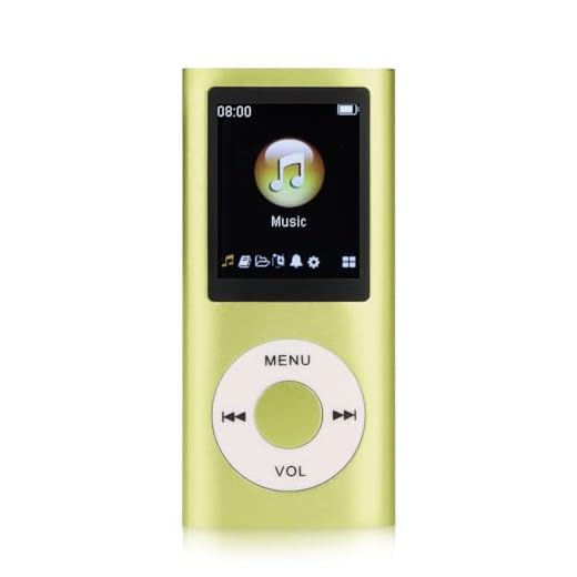 Lecteur MP3, Lecteur de Musique MP3 Portable sans Perte de Son avec écouteurs, Lecteur de Musique Numérique à écran LCD de 1,8 Pouces, Prise en Charge jusqu'à 64 Go (Vert)