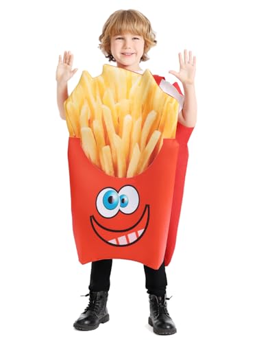 Disfraz de papas fritas para niños 4-8 años miniatura 1