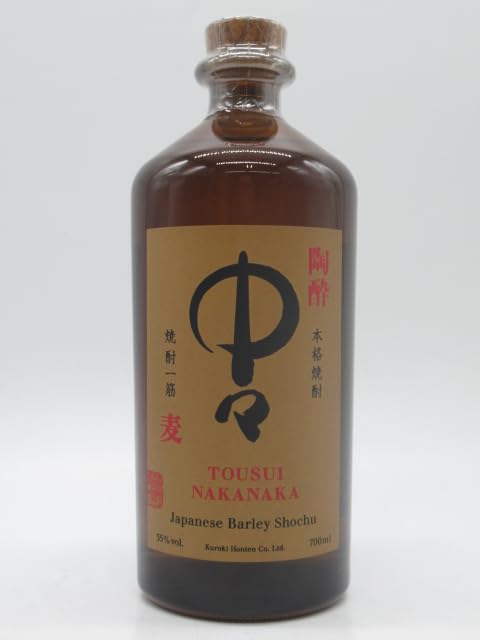 Amazon.co.jp: 黒木本店 陶酔中々 麦焼酎 35度 700ml : 食品・飲料・お酒