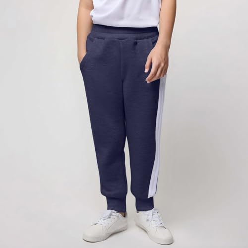 Little Boys Hiking Pants Elastic Waist Athletic Jogger Track Sweatpants Casual Workout Trousers Fall Winter Open Bottoms3