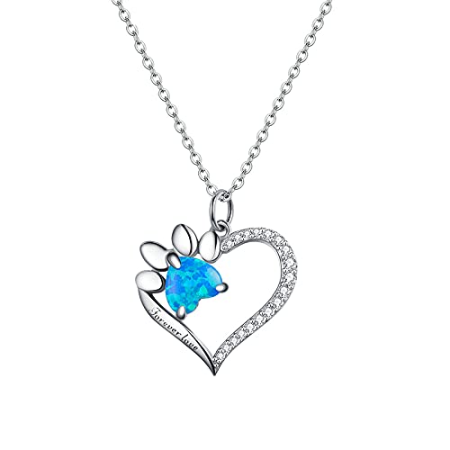 Collier pendentif zircon bleu HHRLCH fini les bijoux ternes avec cette chaîne femme