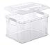 Rotho Agilo Deckel zu Aufbwahrungsbox Agilo A3, Kunststoff (PP) BPA-frei, transparent, A3 (60,0 x 39,5 x 4,0 cm)