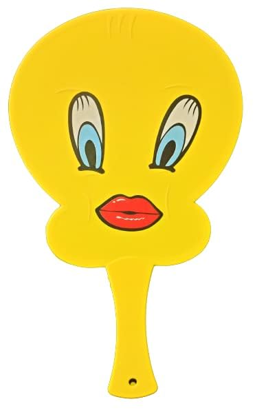 Image of (Set of 3) Cute Chick Bird Design Plastic Hand Fan for Kids, Adults, Multicolor