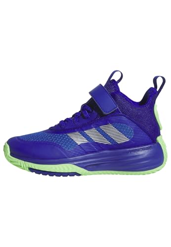 Adidas Ownthegame 3.0 Schuhe, Lucid Blue/Silver Met./Lime Burst, Größe 39, Lucid Blue Silver Met Lime Burst, 6 UK Child