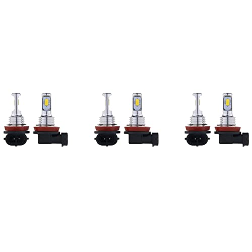 Ampoule H11 LED jaune 3000K 4000LM pour phares antibrouillard de voiture