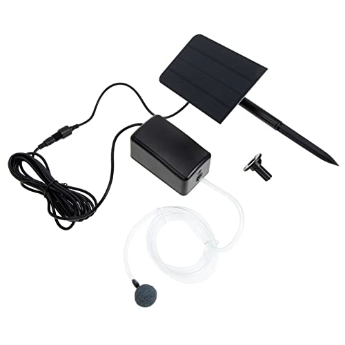 YARNOW Solar-sauerstoffpumpe Für Aquarien Solarbetriebene Poolpumpe Sauerstoffgerät Für Teiche Energiesparende Sauerstoffpumpe Zubehör Für Aquarienhaltung
