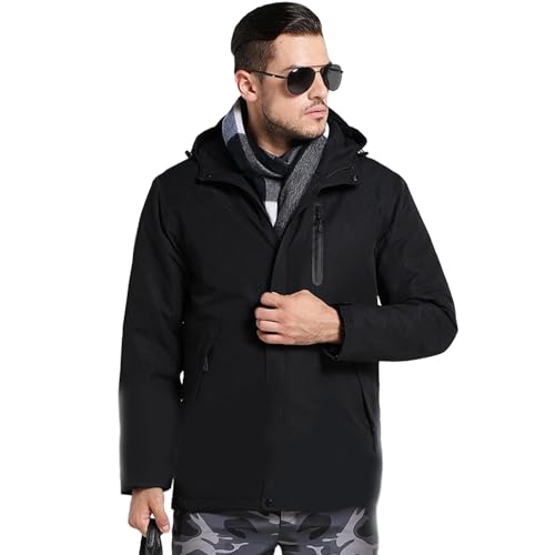 Veste chauffante USB à capuche pour homme et femme manteau d'hiver léger
