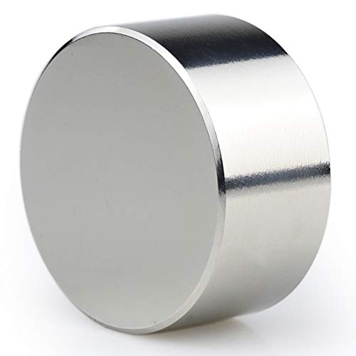 Neodymium Disc Magnet, Rare Earth Magnets Disc, 40mm(1.57inch) in Diameter, 20mm(0.79inch) in Thickness - 1 Piece