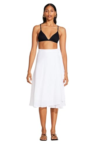 Women's Swimwear EcoLinen Lana Linen Wrap Skirt Swimsuit Cover Up