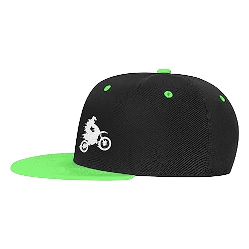 Motocross Dirt Bike Sandwich Hat Outdoor Leisure Adjustable Baseball Hip Hop Cap Unisex White3