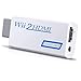 MejaRizon Wii HDMI Adapter, für Fernseher, Full HD 720/1080P Video-Audio Konverter mit 3.5mm Audio, Kompatibel mit TV, Monitor & Beamer, Unterstützt NTSC/PAL 480i/480p/576i/720p/1080p, Weiß