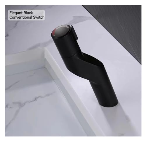 Robinet sous comptoir doré escamotable avec boîtier métallique durable