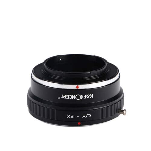 K&F Concept Lens Adapter Ring for Contax Yashica CY to Fuji X Fujifilm X FX Mount X-A1 X-A10 X-A20 X-A2 X-A3 X-A5 X-M1 X-E1 X-E2 X-E2S X-E3 X-T1 X-T2 X-T3 X-T10 X-T20 X-T30 X-T100 X-Pro1 X-Pro2 X-H1