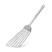TENTA TENTA KITCHEN Tenta Kitchen Stainless Steel Slotted Turner Spatula - 18/8(304) Premium Stainless Steel Cast In One Piece - 1 mm Thin Edge Angled Spatula For Turning & Flipping