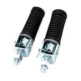 1Pair Universal Foldable Motorcycle Rear Pillion Footpegs Footrests 10mm Thread Compatible With Automotive Motorcycle Parts Works With ATV UTV Motorbike