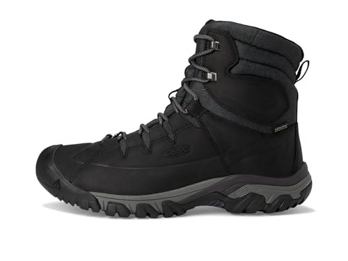 KEEN Men's Targhee Lace High Polar Waterproof Insulated Snow Boots, Black/Raven, 10 Medium US by KEEN - Image 4